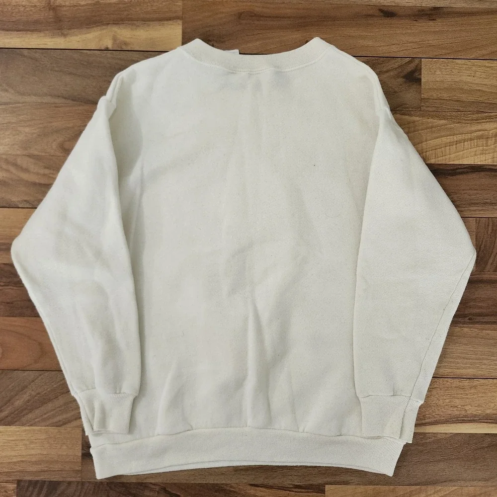 VTG 90s Disney Mickey Mouse Graphic Big Logo Crewneck Sweatshirt Sz Youth Medium